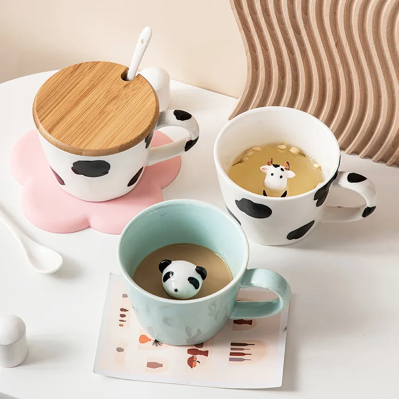 Alibaba.com: GuZi002 Cartoon Ceramic Mug, 350ml, Handmade: Minimalist  design and custom logo options available. Ideal for business giveaways and  promotional gifts.