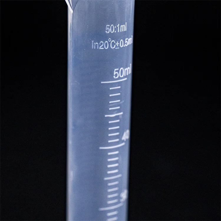 25ml 50ml 100ml 250ml 500ml 1000ml 2000ml Laboratory Plastic Clear Graduated Measuring Cylinder