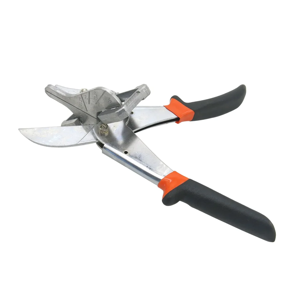 45 Degree Adjustable Angle Scissors Trim Shears Hand Tools for Cutting Soft Wood Plastic PVC Multi Angle Miter Shear Cutter