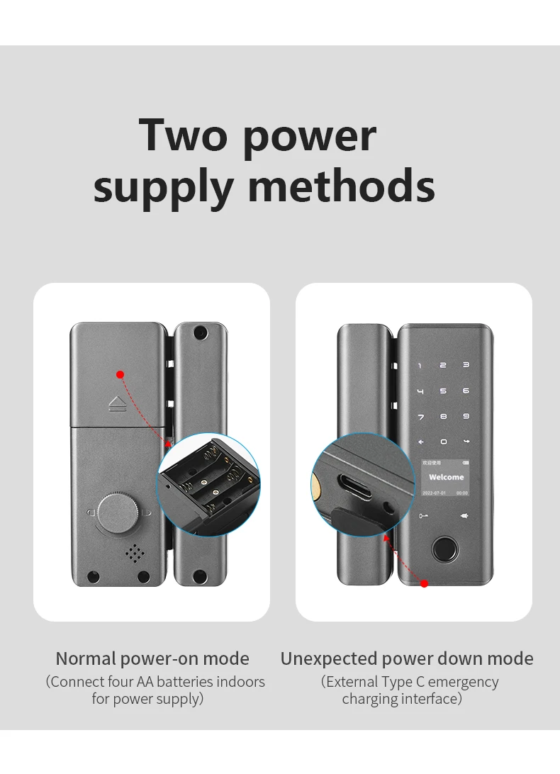 Factory Price Access Wifi Tuya Lock Electronic Door Locks for Homes Password App Unlocking Electronic Smart Door Lock