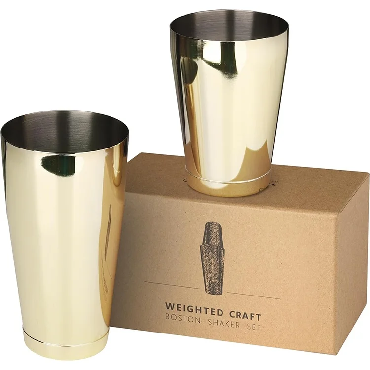 Boston Shaker Set Stainless Steel Multi-Capacity (350ml-850ml) for Bar Use at Wholesale Price with Custom Logo