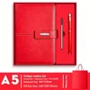 Red three-piece set