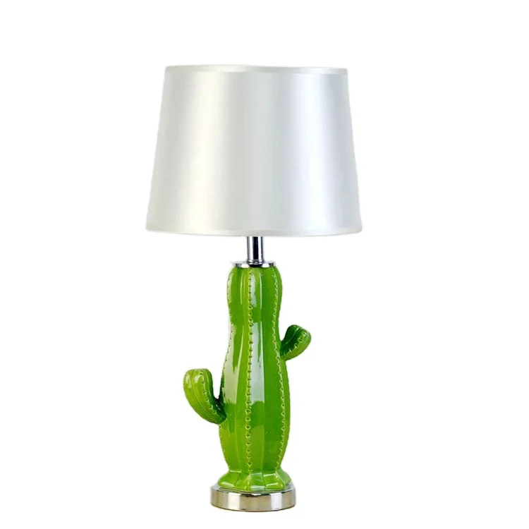 simple by design cactus table lamp