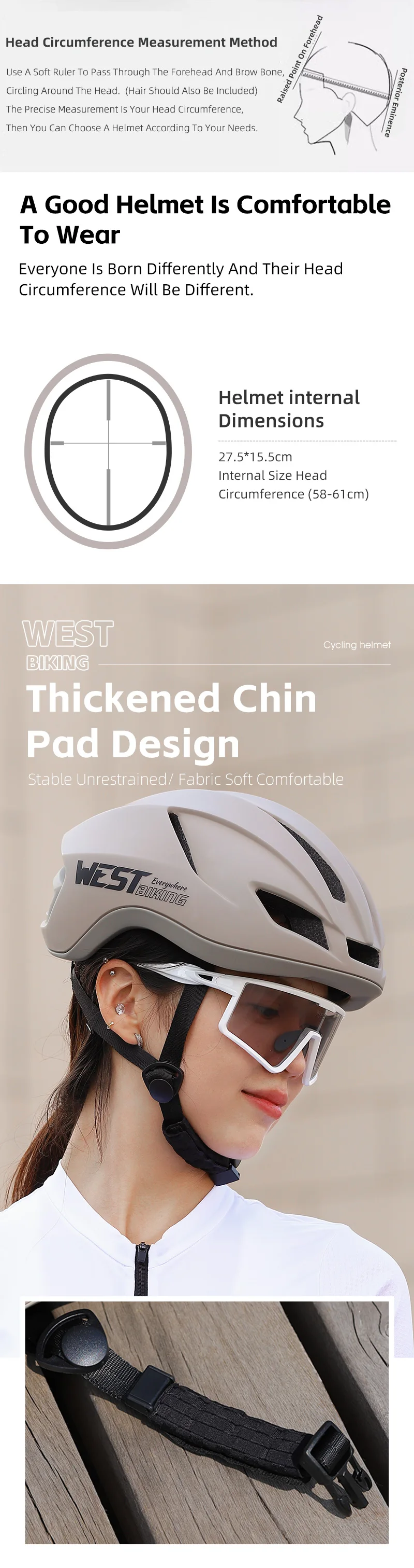WEST BIKING Lightweight Cycling Helmets Safe Stylish