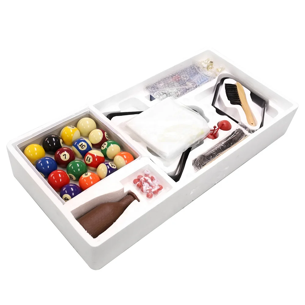 EASTOMMY ET-756301 Billiard Table Snooker Club Accessories 32 Pieces Indoor and Outdoor Sports