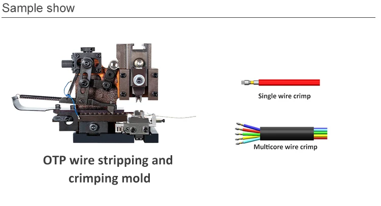 EW-50A Semi-Automatic cable stripping and crimping machine for Molex JST XH cable terminal crimp machine