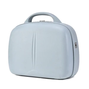 PP Hardshell Fashion Travel Makeup Bag 14 Inch Cosmetic case with Mirror Waterproof Jewelry case