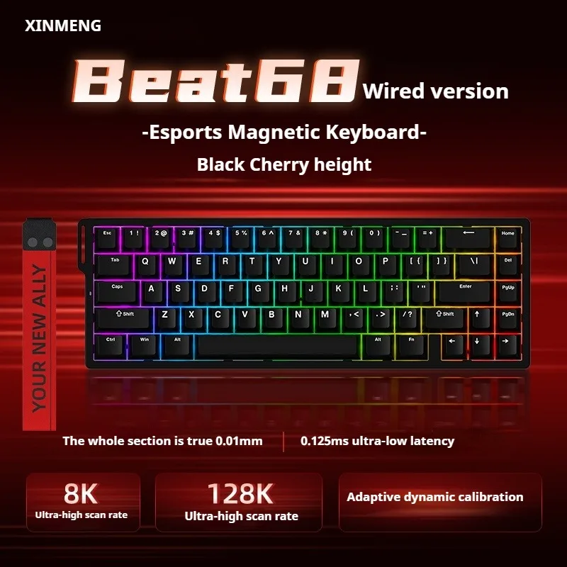 XINMENG Beat68 Ultra Magnetic Switch Keyboard - Low Latency 68-Key
