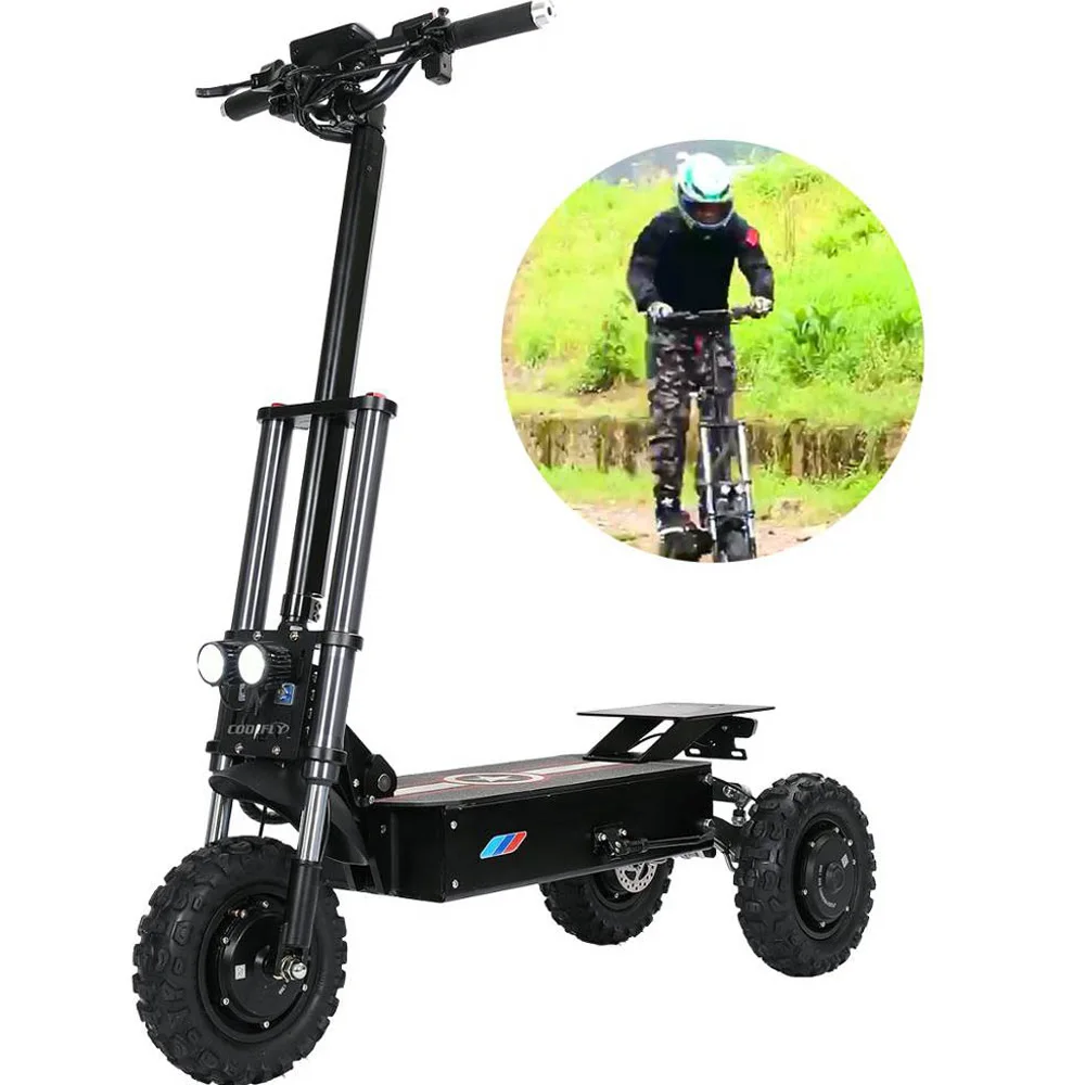 Most Attractive 60v 30ah 5000w Lithium Battery for Electric Scooter Three Motor off Road Escooter