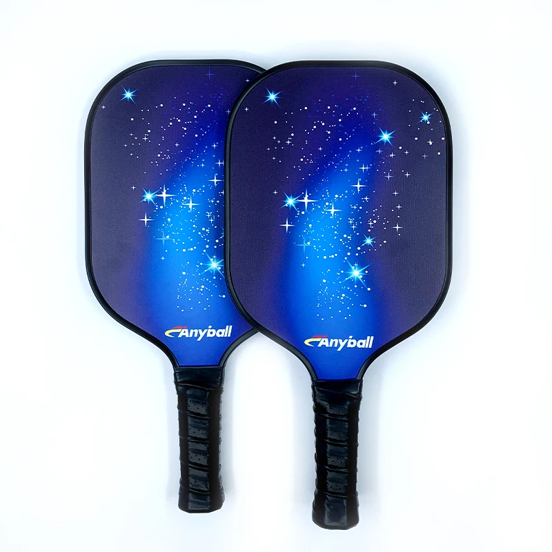 2024 professional 100% full Carbon graphite starry pickleball paddle sets with balls