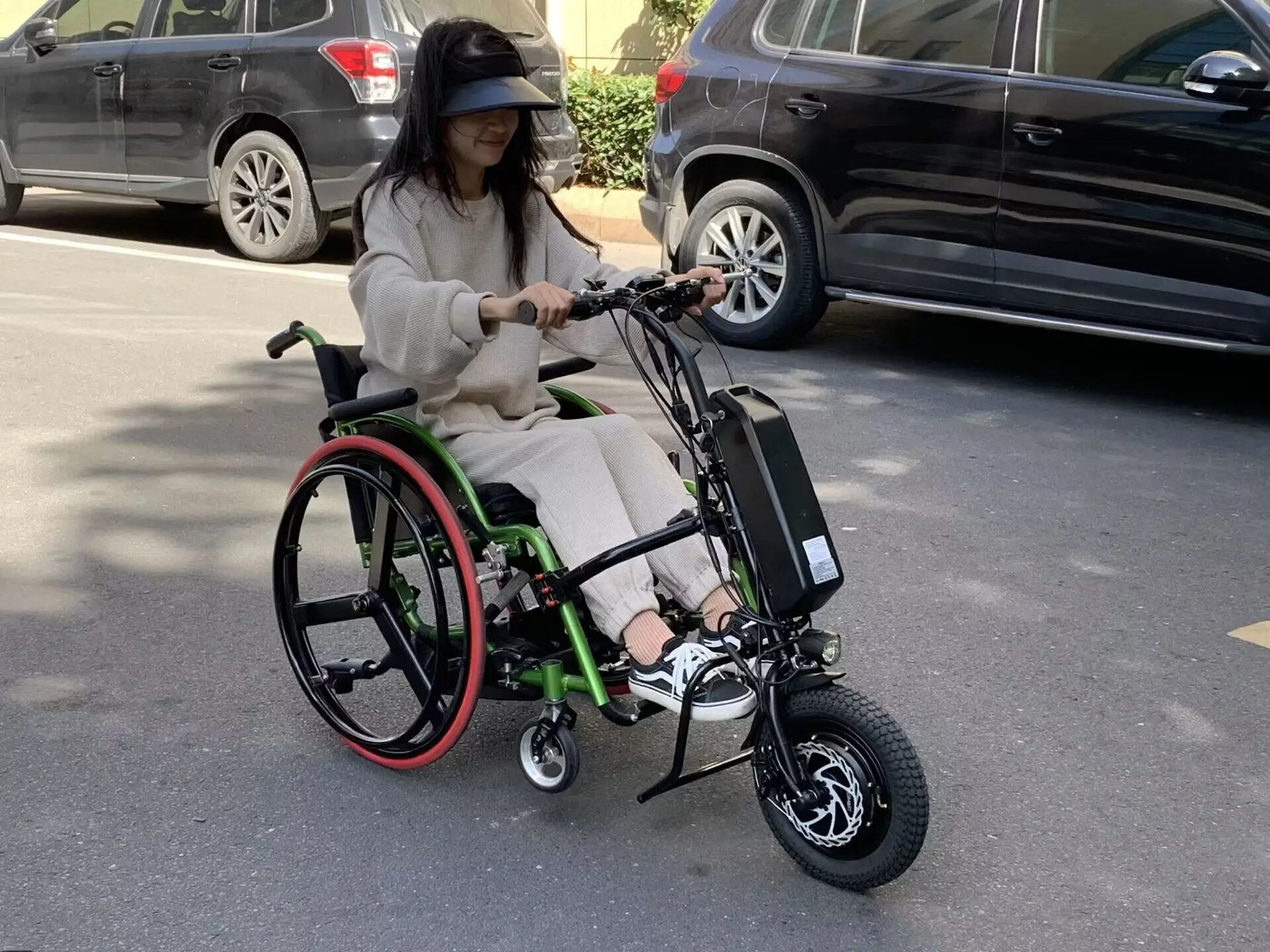 Elesmart 12" 36v 500w Electric Wheelchair Power Assist Handcycle