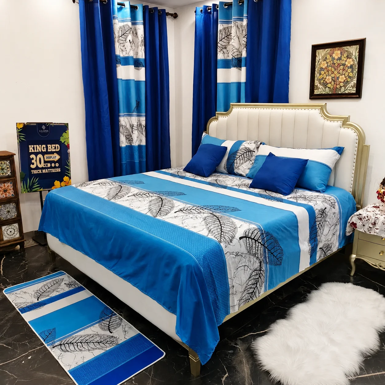 Bettwäsche King Size Weihnachts-Bettwäsche Spannbettlaken-Set 100% Baumwolle Vorhangstoff Schlafzimmer 13-teilig Fertige Vorhänge| Alibaba.com