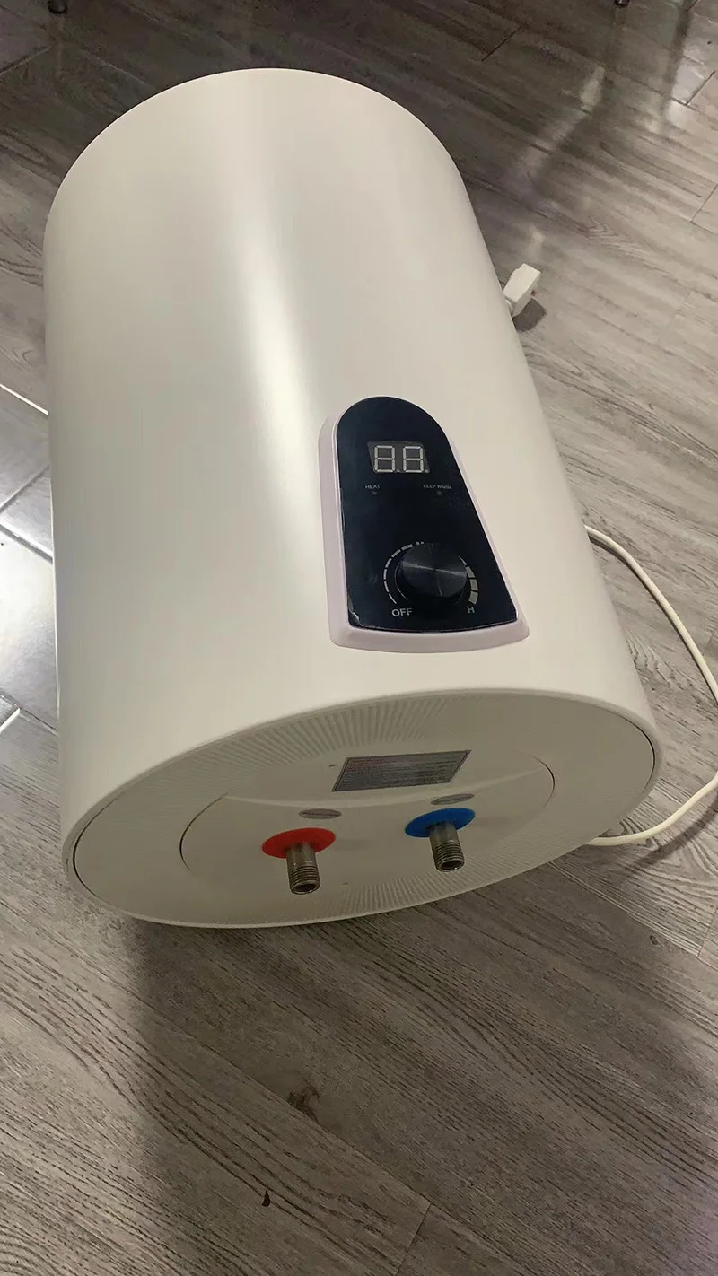 30L Drum Vertical Storage Type Electric Water Heater 220V Quick Heating Small Volume High Power Water Heater