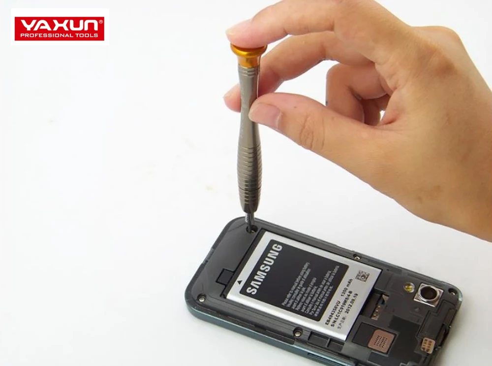 مجموعة مفكات براغي YAXUN YX6025, مجموعة مفكات براغي للهواتف المحمولة مكونة من 24 قطعة بمحفظة ، مجموعة مفكات براغي لإصلاح الهاتف المحمول ، مجموعة أدوات لأجهزة Iphone وipad وlatop