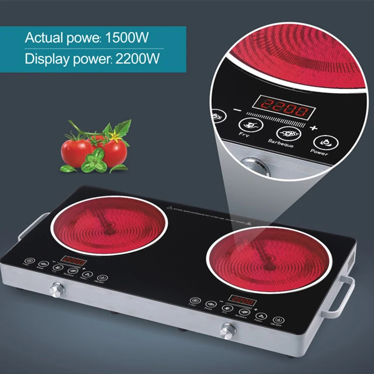 2022 Online Trade Show Hot Sale Dual Burner Cooker