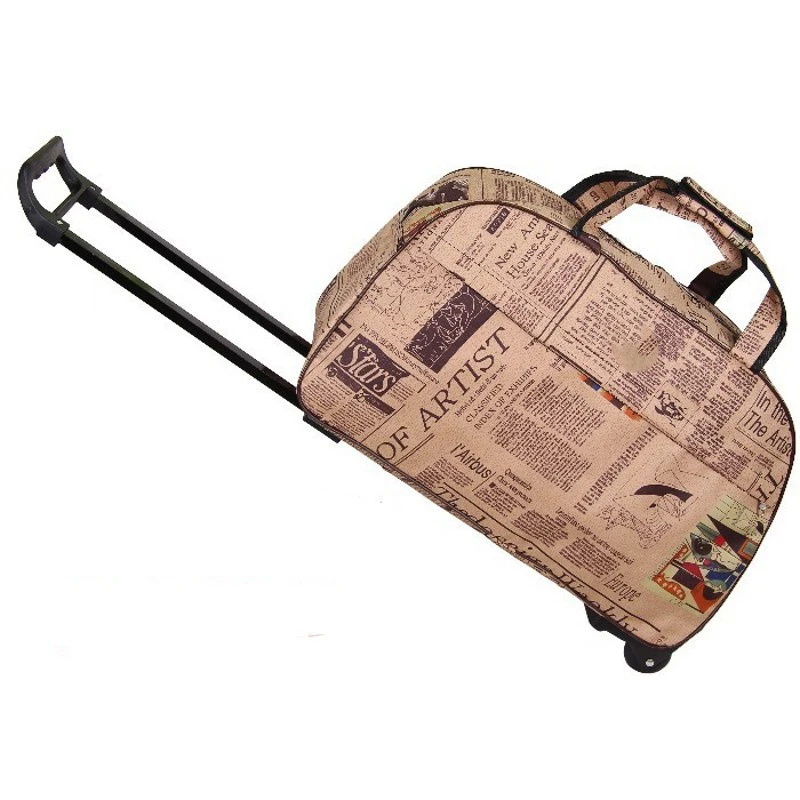 New Fashion Large Capacity Factory Price Custom Logo Waterproof Luggage Travel Outdoor Duffel Trolley Bag with Wheels
