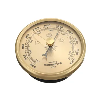 960-1060hPa Aneroid Barometer mmHg/Hpa Indoor Outdoor Wall Mounted Pressure Gauge