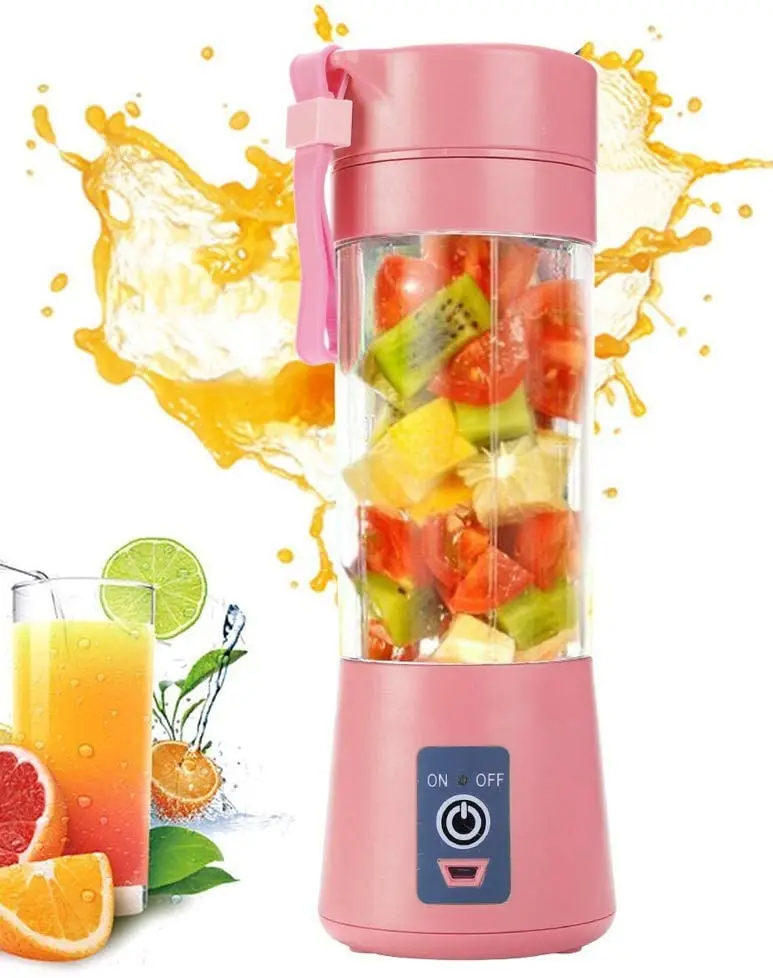 New Product Ideas 2021 Outdoor Mini Blender Machine Juicer Plastic Bottles Kitchen Appliances
