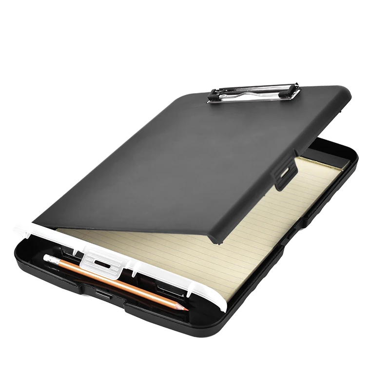 Eco friendly Custom-made Factory Supply price Cover Plastic Storage A4 Document Case Nursing Foldable Clipboard