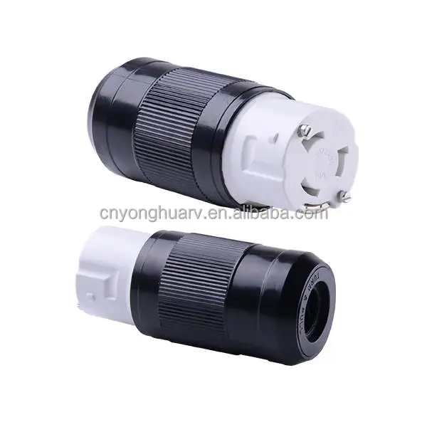 thumbnail image 2 of AC WORKS SS2-50R NEMA Locking Female Connector, 50A 125/250V, 4-Prong 2 of 3