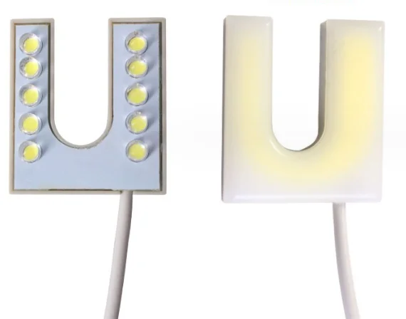 10個LED付きミシンライト U字型工業用照明 磁気作業灯 AC 85-265V