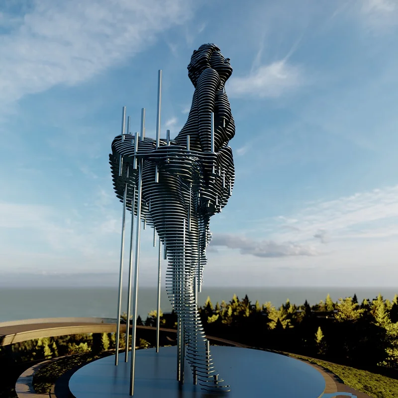 Marilyn Monroe Sculpture - Modern Garden Art by Vincentaa