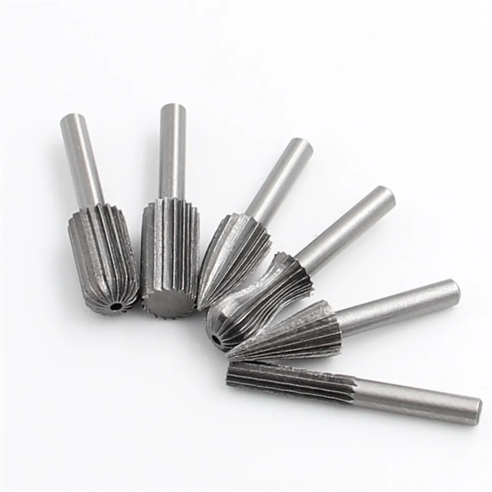 6pc Woodworking Rotary Files - Precision Milling Tools