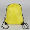 New drawstring backpack yellow