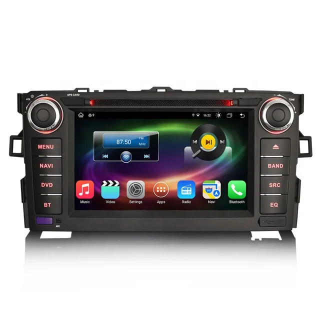 Erisin ES8817A 7 Inch TPMS DAB DSP IPS Android 12.0 Wireless CarPlay 4G Car Stereo for Toyota AURIS (2007-2012)