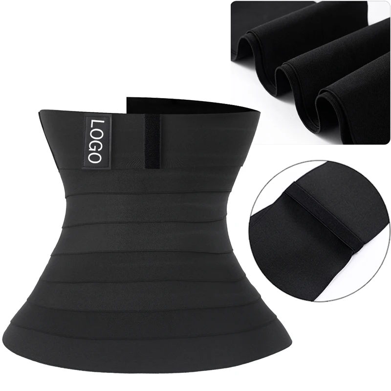 Custom Logo Women Postpardum Stomach Belt 13cm Loop Waist Band Seamless Lose product detail 2