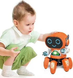 EPT 2023 Kids New Educational IntelligentToy Led Dancing Music Robots De Juguete