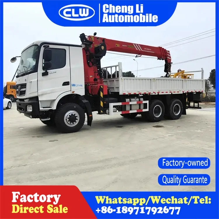 Beiben 14ton Truck Mounted Palfinger Crane 6x4 Trucks Mounted Crane ...