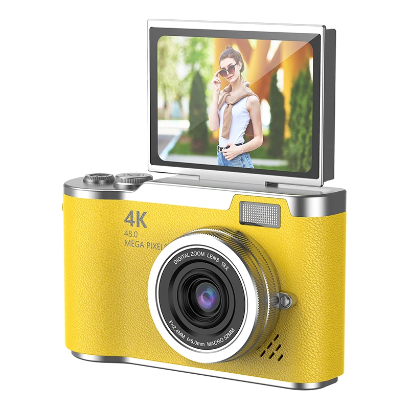 CCD Camera Upgrade  Digital Camera 4K1080P HD 48MP Mini Photography Cameras Take High-quality Photos