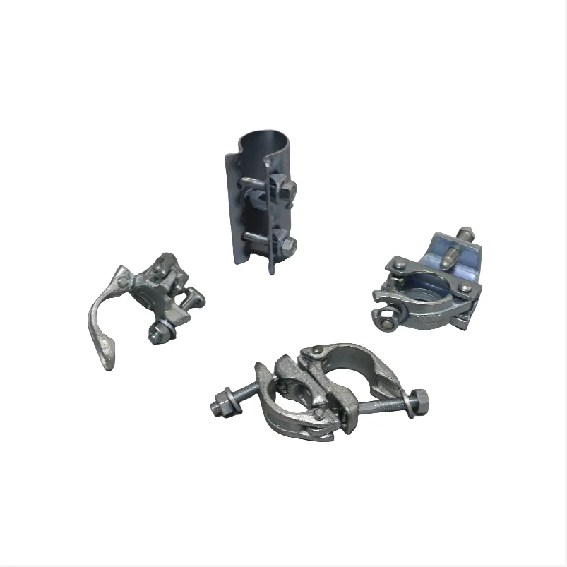 Double Couples Universal Fastener Drop Forged Scaffolding Accessories with Swivel Clamp for Ladder Parts