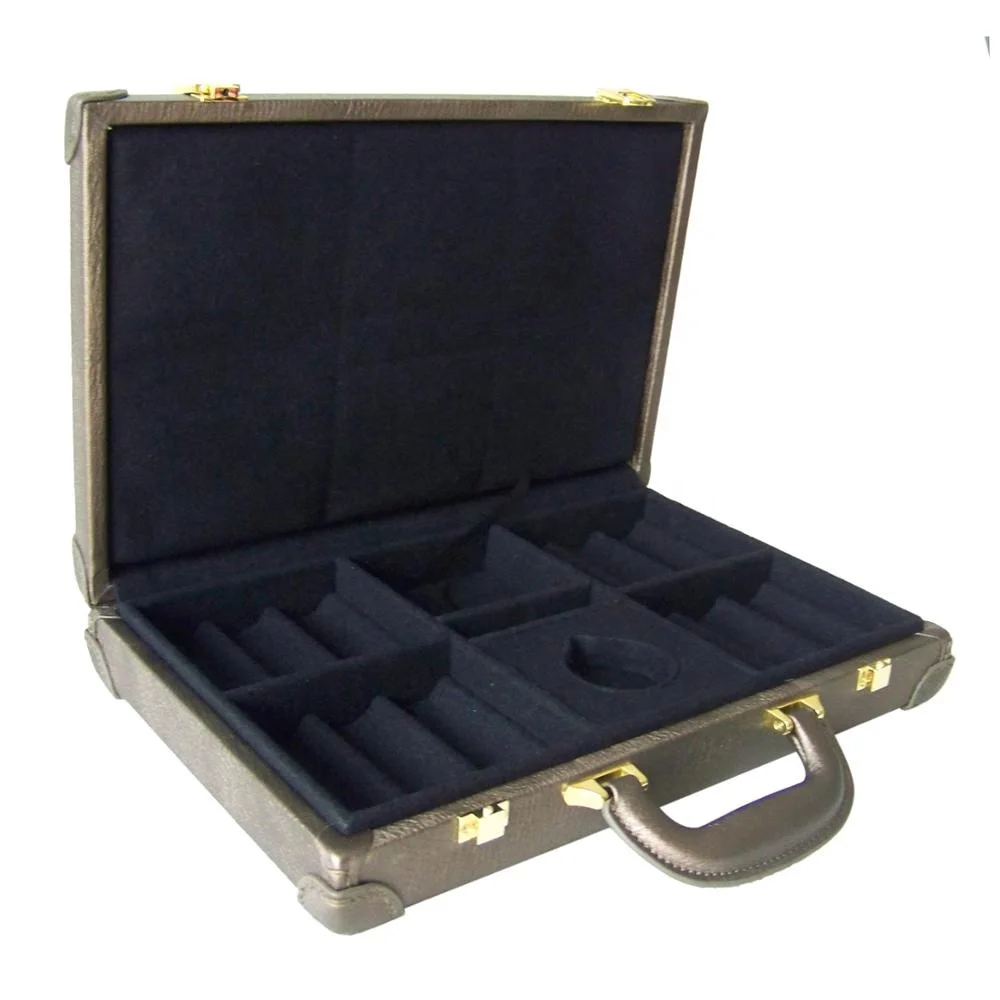 HiBO пользовательский чехол из искусственной кожи и деревянного каркаса для покера стильный Прочный хранения 300 шт. чипов