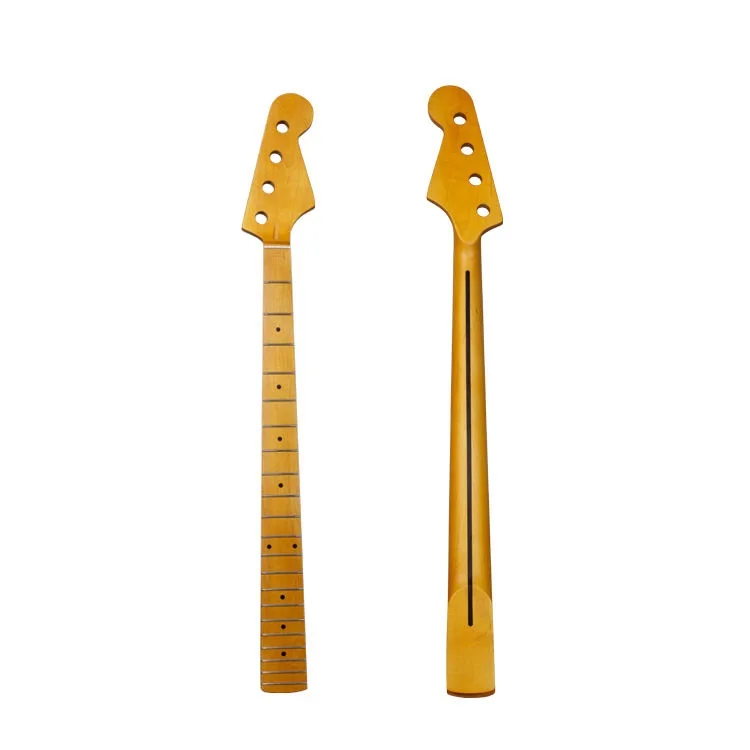 Electric Guitar Neck With Fingerboard Jb Electric Four String Bass Neck