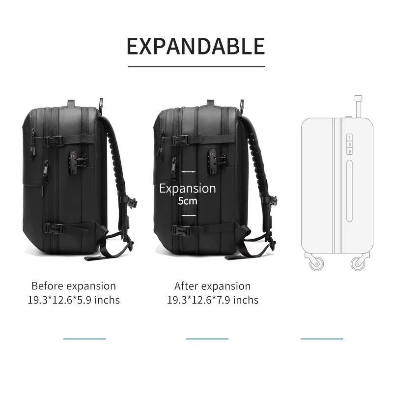 〇Of57 未使用 真空圧縮 バックパック トラベルバッグ ブラック Amazon.co.jp: 19 インチ Vacpack バックパック、Vacpack