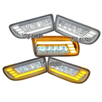 YBJ car accessories Fog Light For Toyota LAND CRUISER FJ100 LC100 1998-2007 LED fog lamp headlights Front BUMPER DRL body kits