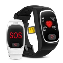 4G Elderly Smart Watch NL16 Fall Detection Alarm SOS Call GPS WiFi LBS BT Location Outdoor Emergency SOS Locator for Old Men