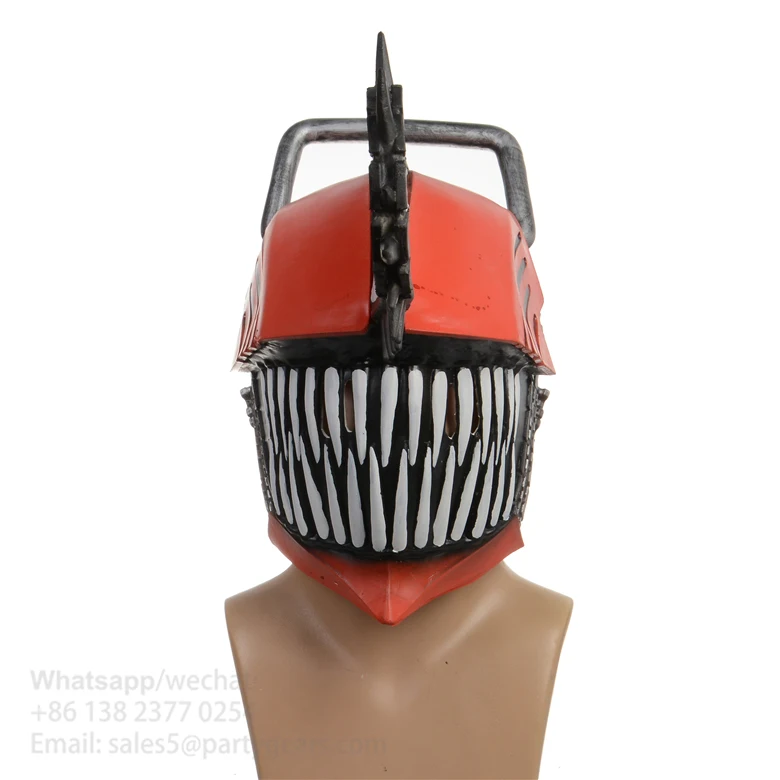 halloween 2022 anime motosserra homem denji capacete macio pelúcia pochita  máscara motosserra homem cosplay látex máscara