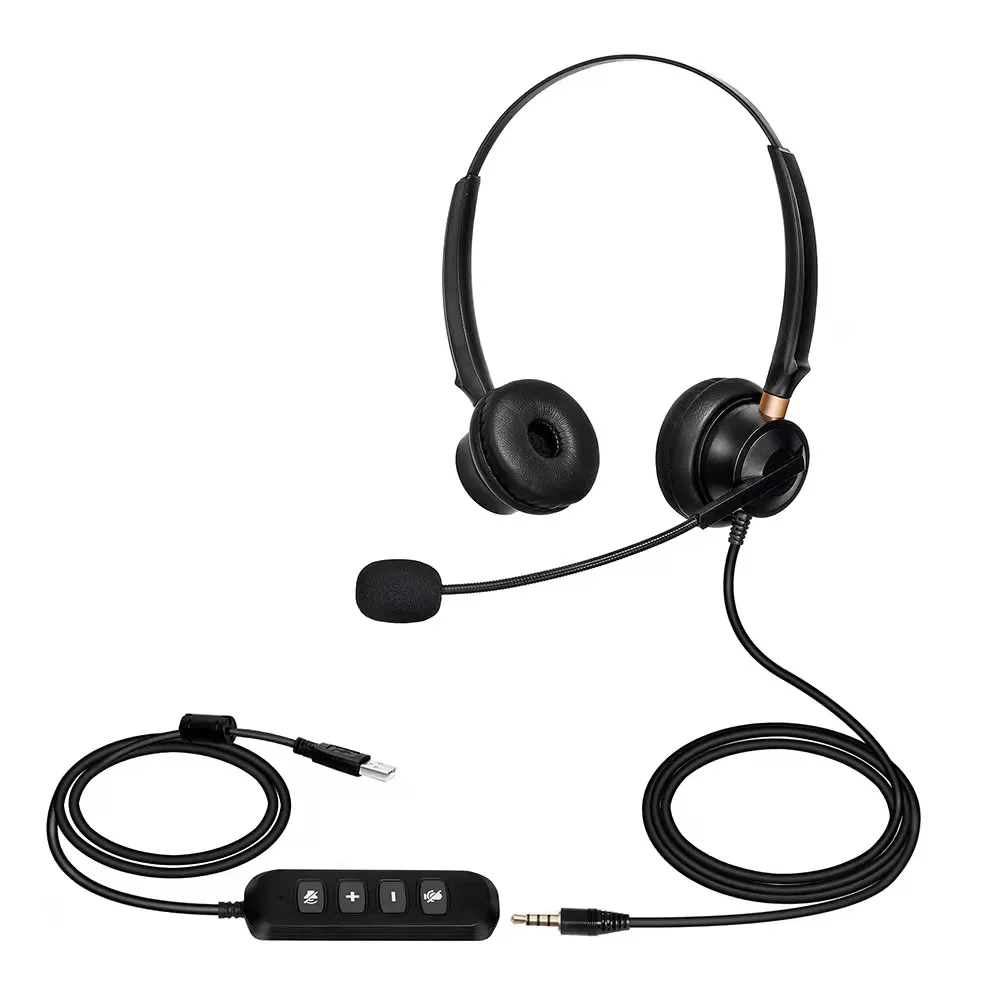 Cuffie Auricolari Con Cancellazione Del Rumore Cuffie Per Call Center Usb  Binaurali Nere Economiche - Buy Cuffia Per Call Center Usb Binaurale,Cuffie  Usb Con Cancellazione Del Rumore,Auricolare Cuffia Call Center Headset  Product