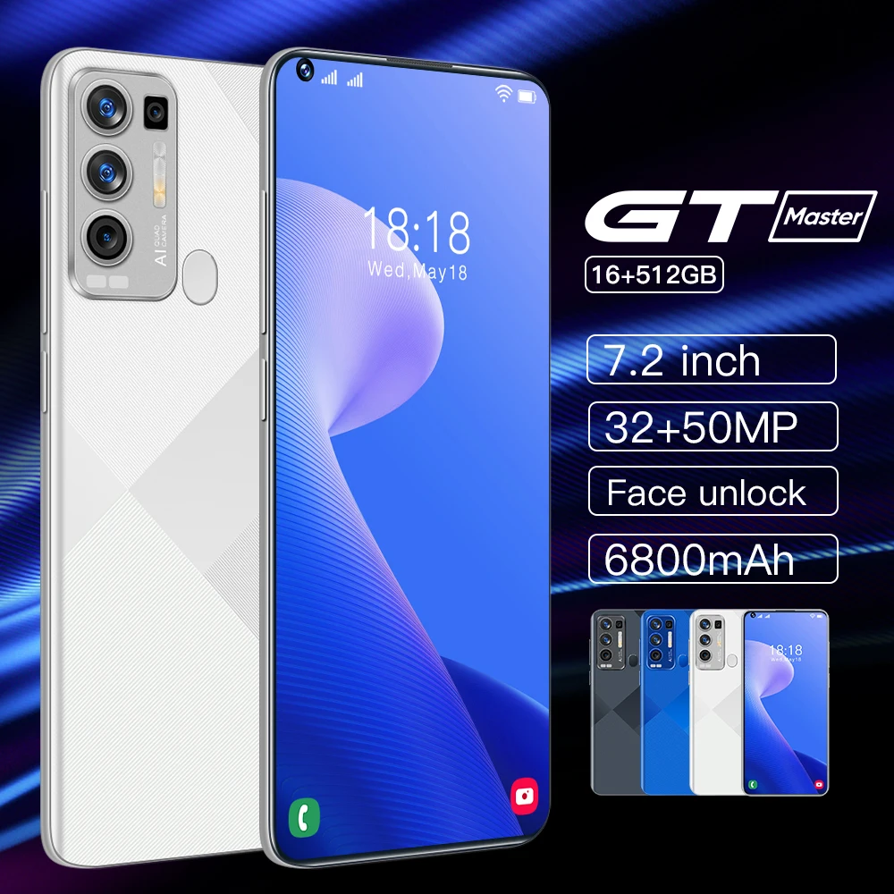 Smartphone Smart U Notch Versão Global,Celular 6800mah,5g Lte,Tela De 7.2  Polegadas,Câmera Frontal E Traseira De 32mp,16gb,512gb - Buy Nova Versão  Global Venda 6800mah 5g Lte 7.2 Polegadas Inteligente U Entalhe 32mp Visor