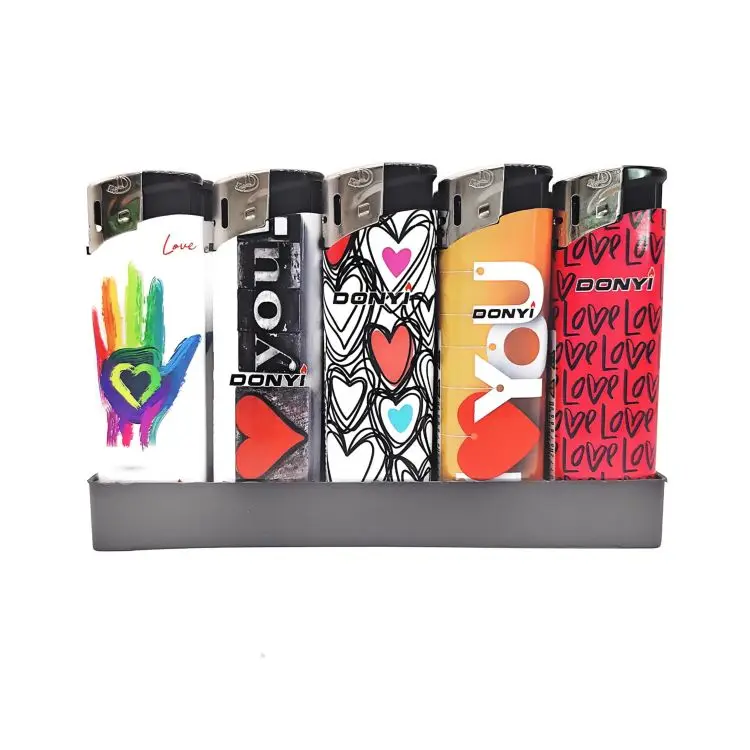 Многоразовые зажигалки для сигарет с камином