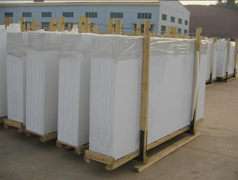 China Extra White Marble Nano Artificial Crystal Stone Price,Quartz Slab Porcelain Tile,3d Printing Glass Nano Stone Pure White