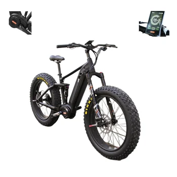 2023 New Electric Fat Tire Bike Lithium Battery E Bicycle 48V 1000W Bafang Ultra G510 Mid Motor Ebike for Adults Kids Men Women