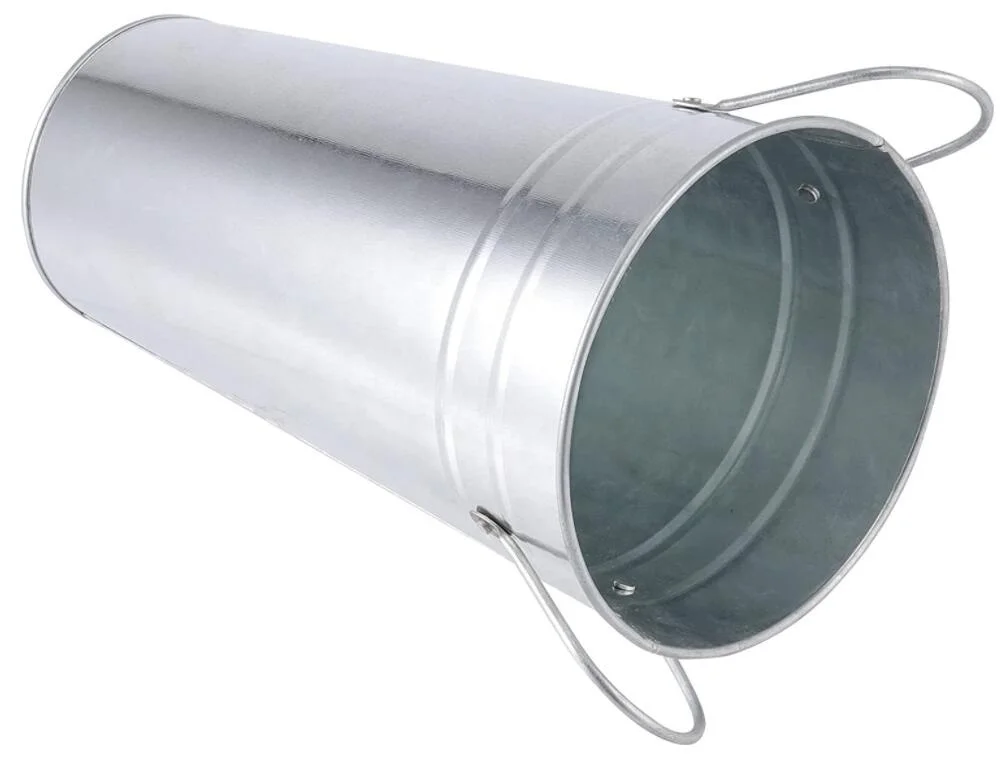 Искусственные растения, украшение для дома, металлическая ваза, Конструкция Ведра, оцинкованные цветы, ведро