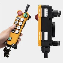 Factory direct supply AC 12V Industrial Winch Wireless Remote Control With Emergency Stop Button 8Key Crane Radio Remote Control