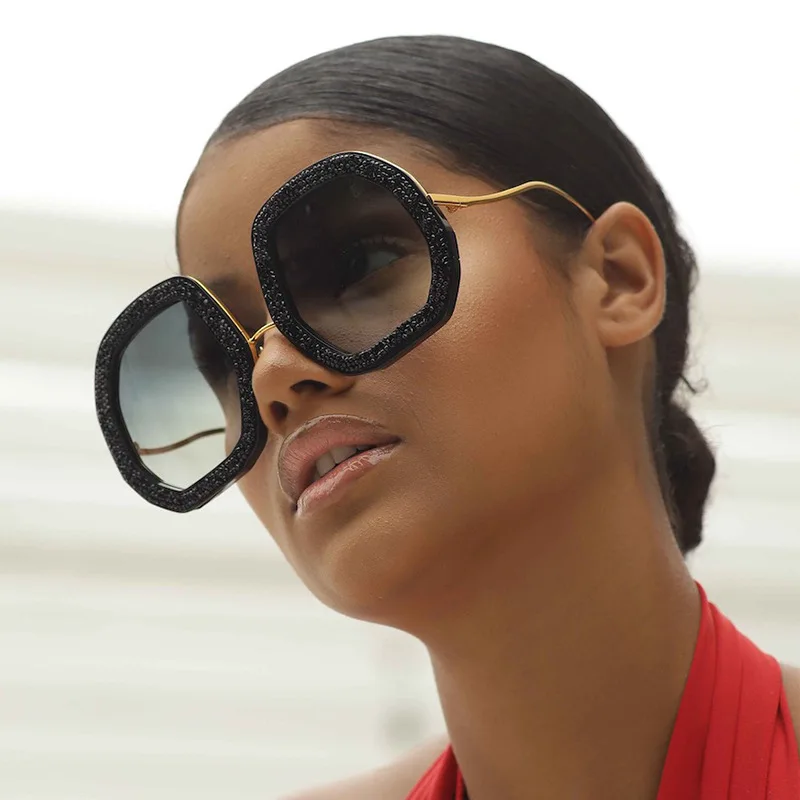 Women's Oversized Oval Sunglasses