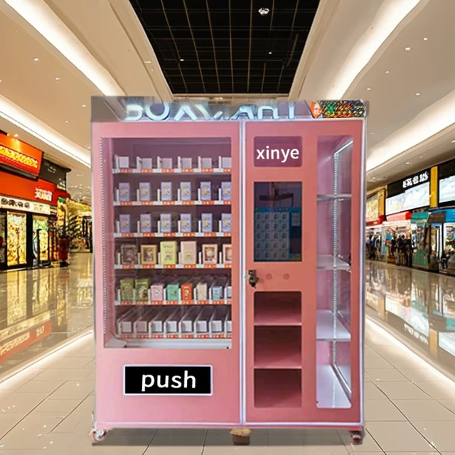 2024 Beauty Makeup Machine Wending Vendor Machine Hair Eyelash Retail Dispenser Vending Machine for Beauty Products False Lashes