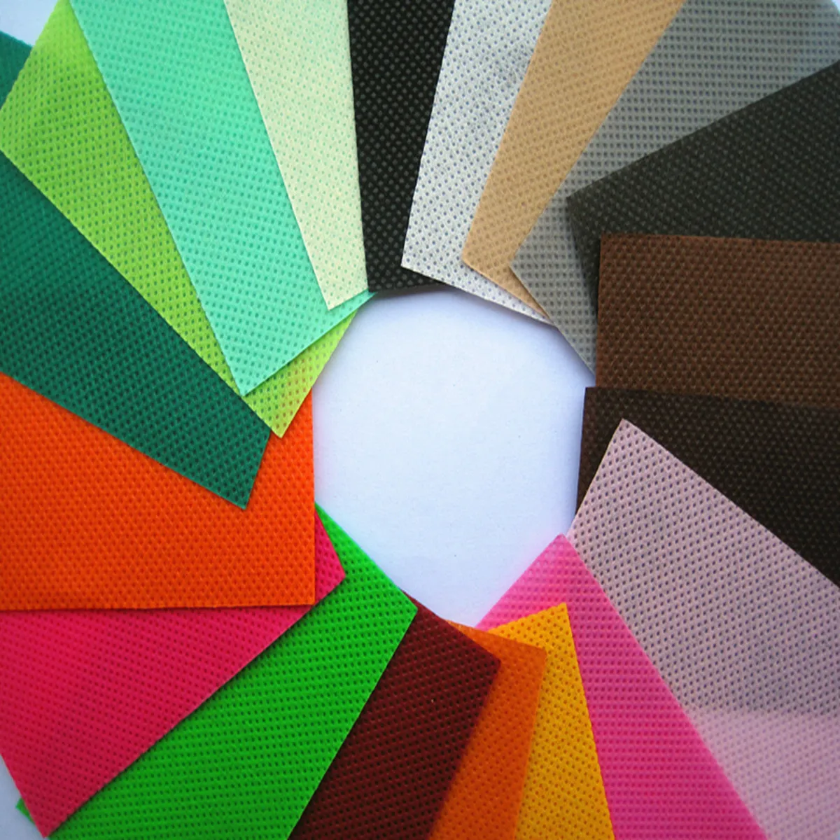CE Breathable Nonwoven Polyolefin Textile Fabrics Customized Color